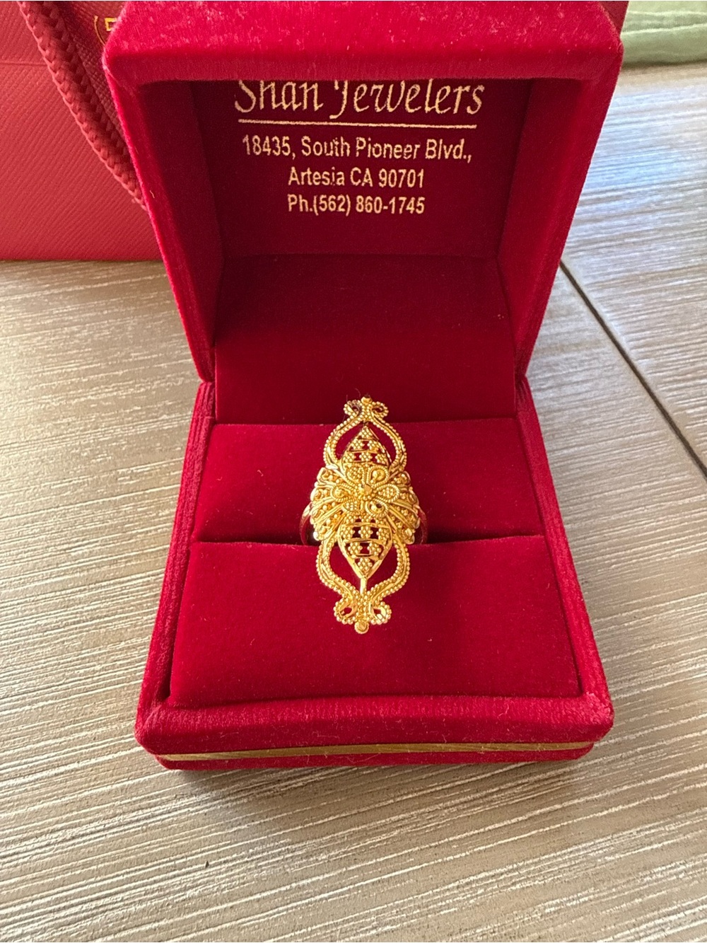22K Brand New Gorgeous Ring - Solid Yellow Gold